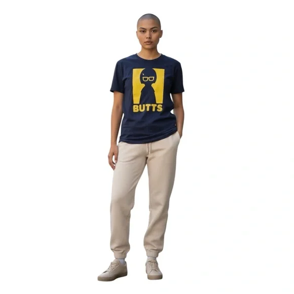 BOB’S BURGERS Unisex Tina Belcher Loves Butts Silhouette T-Shirt size Medium - Picture 5 of 9